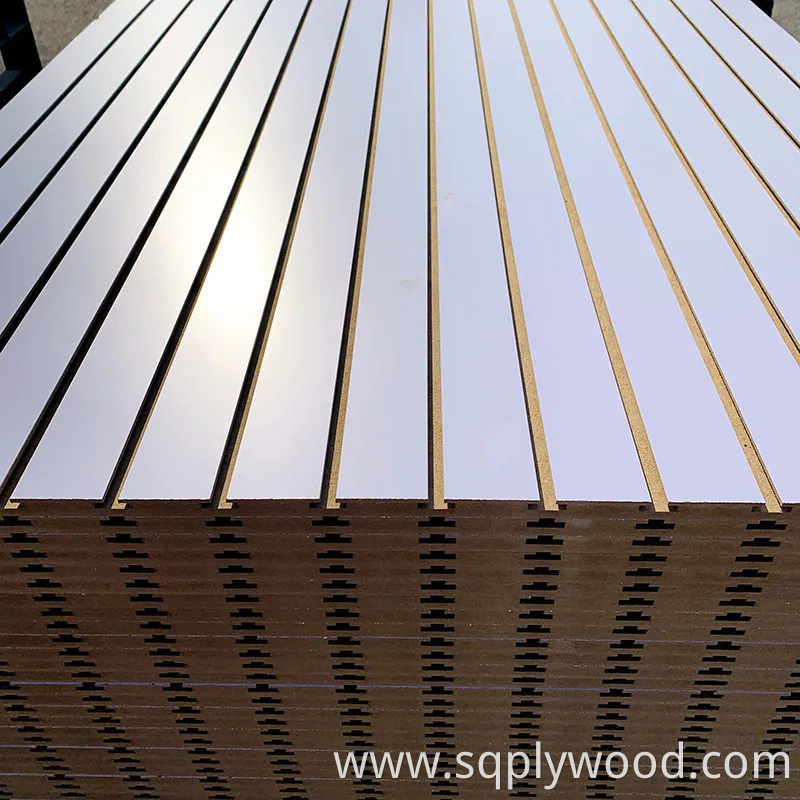 1830*2440 /1220*2440*12mm /15mm /18mm Melamine Faced MDF Board / Slot MDF / Raw MDF Board